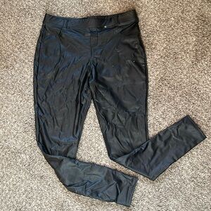 Black Spandex Blend Pants Halloween Costume Size L GUC